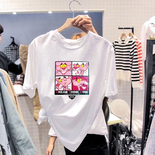Áo Thun 100% Cotton Tay Ngắn In Hoạ Tiết Hoạt Hình Thời Trang Mùa Hè Dành Cho Nữ 2021