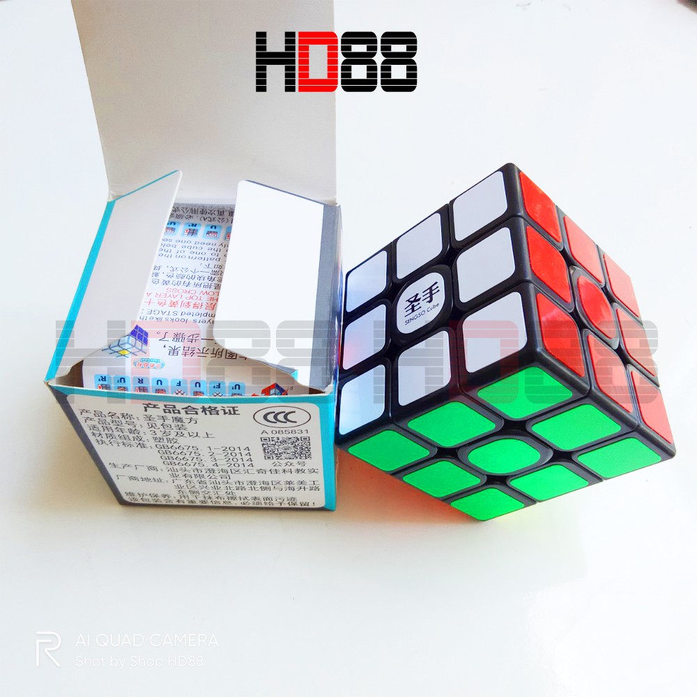 Rubik 3x3 ShengShou Legend S - Đồ Chơi Rubik Trí Tuệ 3 Tầng Hộp Xanh - HD88