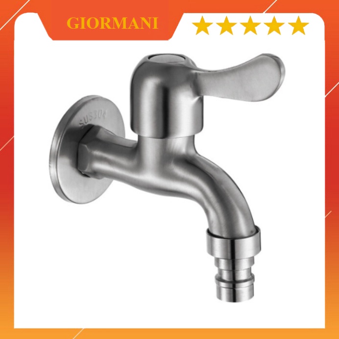 Vòi hồ xả nhanh inox 304 cao cấp VXN06