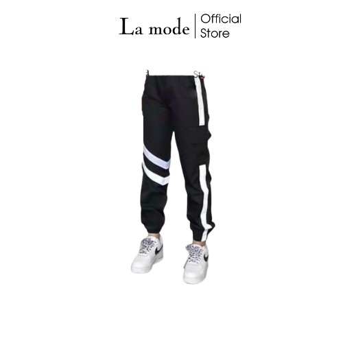 Quần Jogger Nam Nữ Phản Quang Túi Hộp UNISEX - Quần Dài Thể Thao Vải Thun Nhảy Dance - La mode