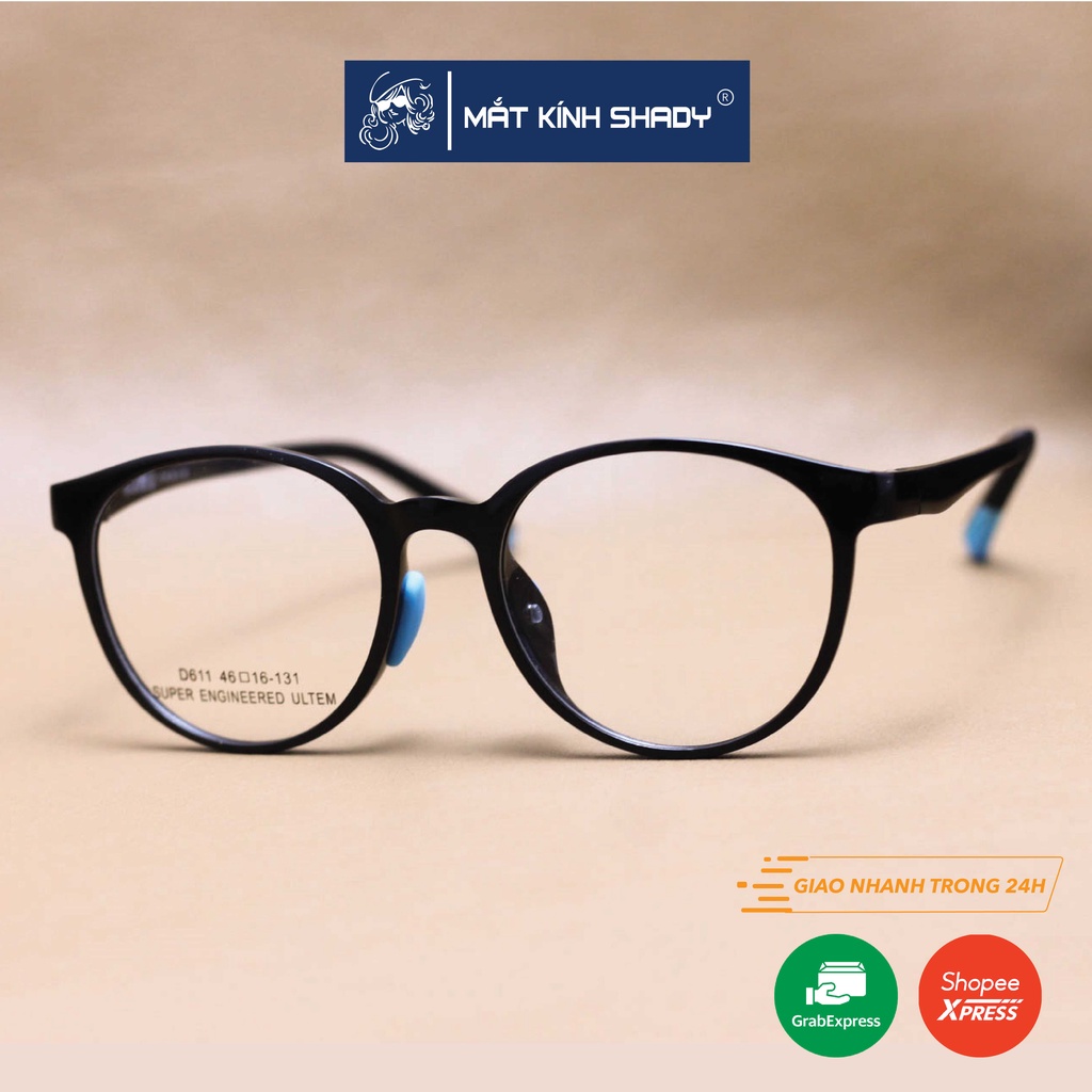 Gọng Kính Cận Nhựa Dẻo Ultem Shady Unisex G2044 (Nhiều Màu)