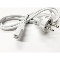 Dây nguồn máy tính pc , dây nồi cơm điện 2 chấu  màu xám dài 1,5M hàng chuẩn chất lượng Hana668