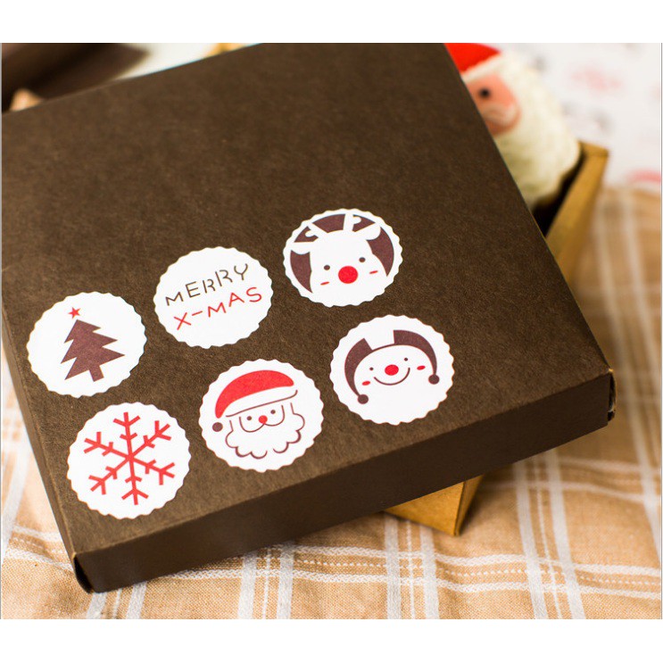 Tem/Sticker dán hình Noel (24 tem)