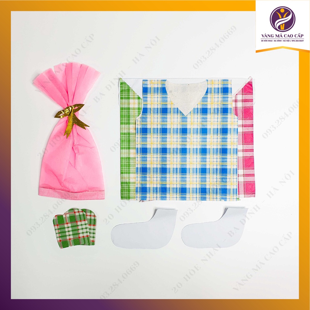 Set Quần Áo Giấy Tiền Vàng Mã Cúng Vong Nhi - Vong Thai Nhi