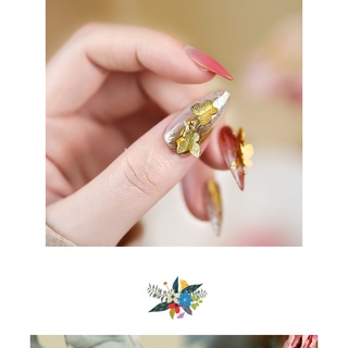 SET 10 CON BƯỚM VÀNG TRANG TRÍ MÓNG