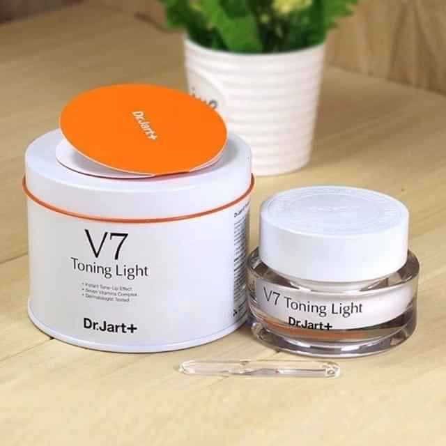 [thanh lý vỏ thiếc móp] KEM DƯỠNG TRẮNG TÁI TẠI DA V7 TONING LIGHT DR JART+