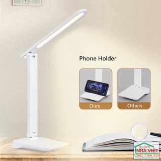 Đèn bàn LED cảm ứng 9W xoay 270 độ tích hợp pin sạc TL858