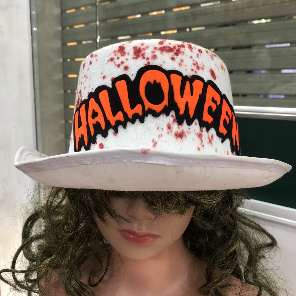 Mũ phớt hóa trang Halloween cho trẻ em và người lớn dạng mũ cứng