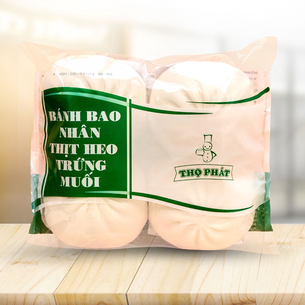 Bánh Bao Nhân Thịt Heo Trứng Muối THỌ PHÁT FOOD 680gr