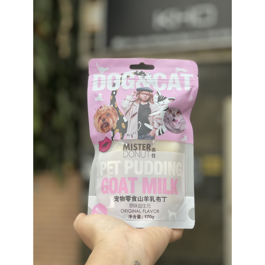 Pudding Sữa Mister Donut cho thú cưng