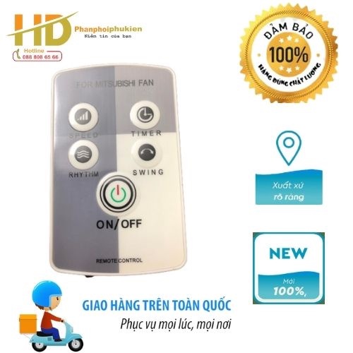 [FREESHIP 50K] REMOTE ĐIỀU KHIỂN QUẠT MITSUBISHI CHẤT LƯỢNG CAO