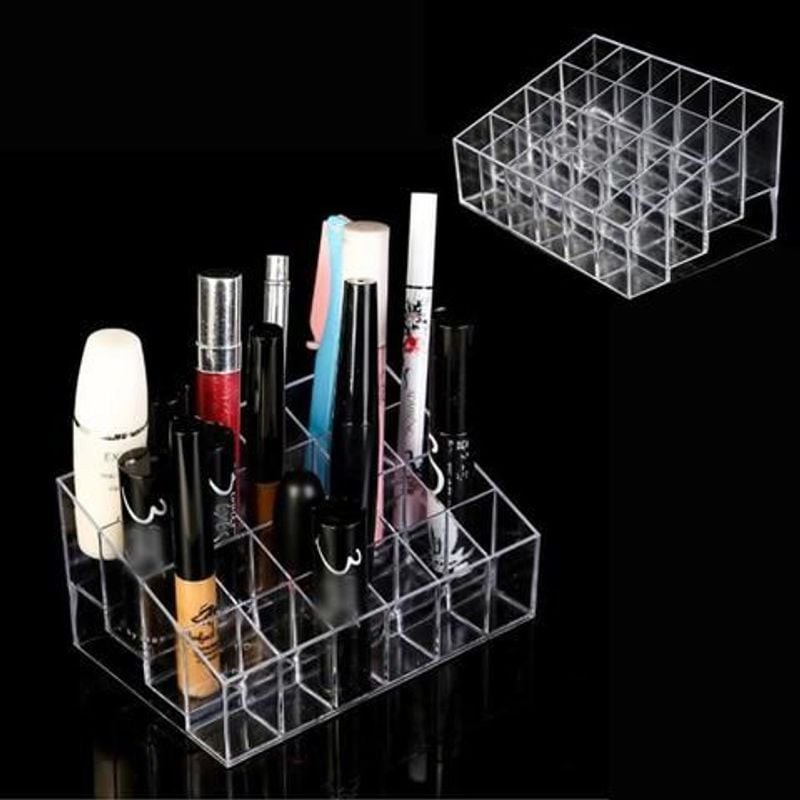 KHAY ĐỰNG THỎI SON MICA 4 HÀNG 24 Ô THIẾT KẾ THÔNG MINH CỰC NHỎ GỌN