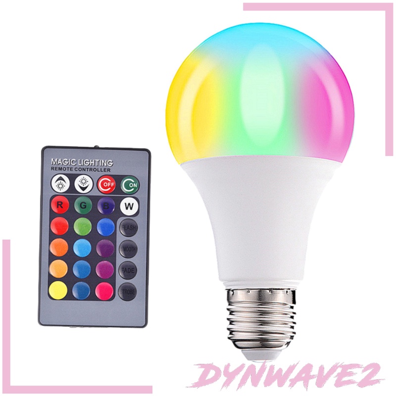 Bóng Đèn Led E27 3w Rgb Thay Đổi Màu Sắc Điều Khiển Từ Xa Tiện Dụng