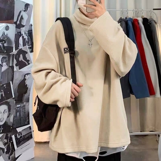 Áo Sweater Cao cổ Oversize Amrine, JACKLANE, Áo nam nữ Unisex Jack Lane form rộng nam nữ dài tay