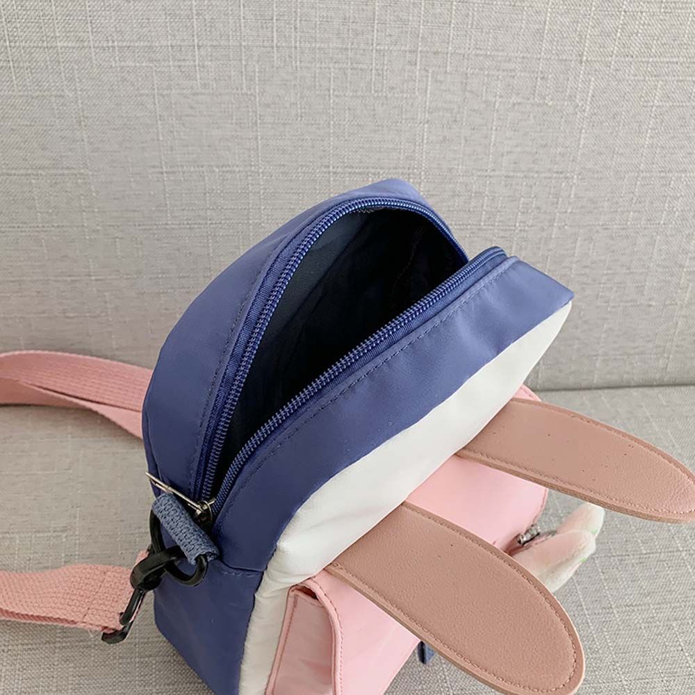 Túi đeo chéo mini hình vuông họa tiết hoạt hình dễ thương cho nữ