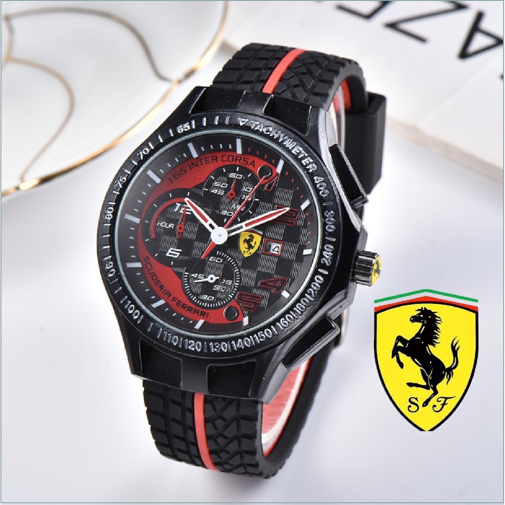 Đồng Hồ Quartz Nam Chống Thấm Nước FERRARI REDREV Series