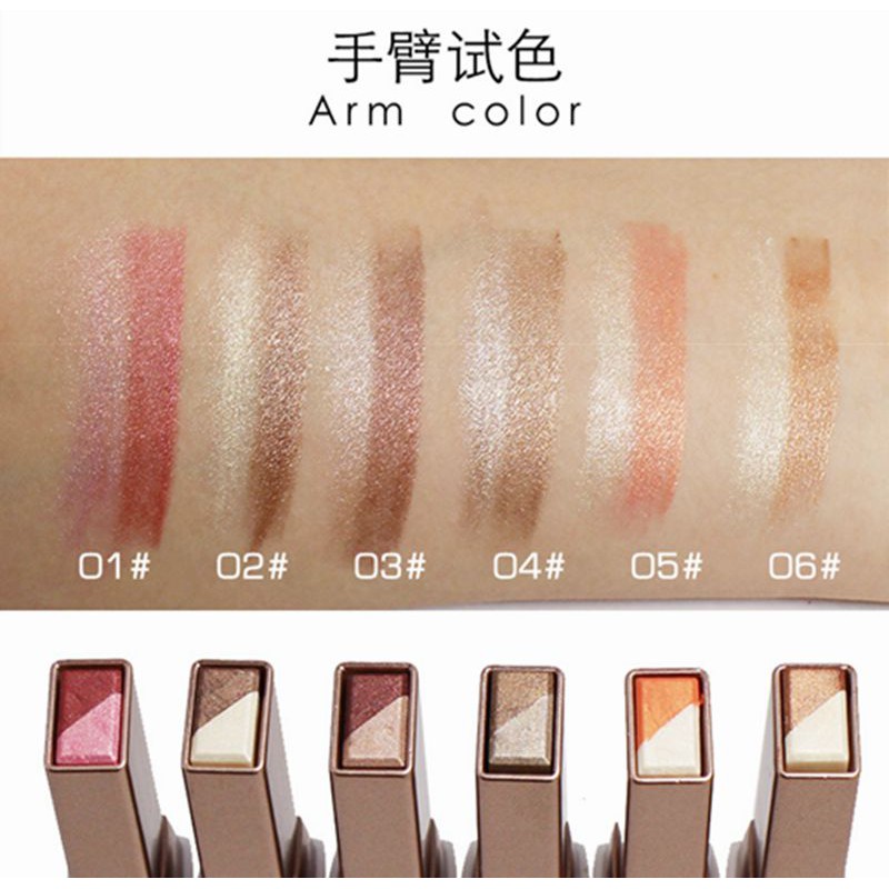 (hàng Mới Về) Phấn Mắt Dạng Thỏi Màu Sắc Gradient Chống Thấm Nước | BigBuy360 - bigbuy360.vn