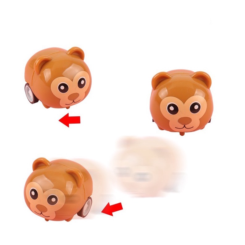 Đồ chơi con vật mini chạy đà - thú chạy cót mini cho bé