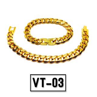 Vòng tay TITAN dây xích vàng - Mẫu VT-03 - SUN ACCESSORIES