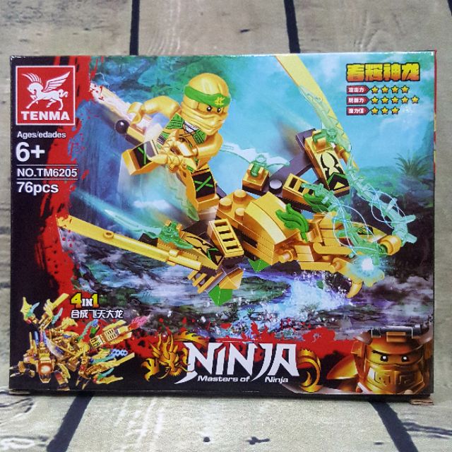 [Mã LIFE0503TOYS giảm 10% đơn 0Đ] Bộ lego Golden Dragon Fire 4in1 TM6205