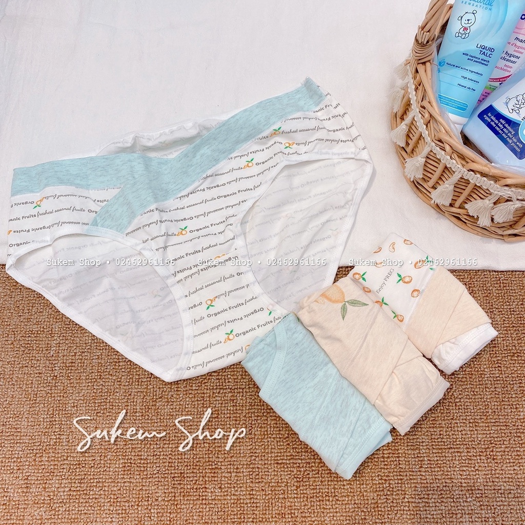 Quần lót bầu cạp chéo cotton kháng khuẩn mềm mại