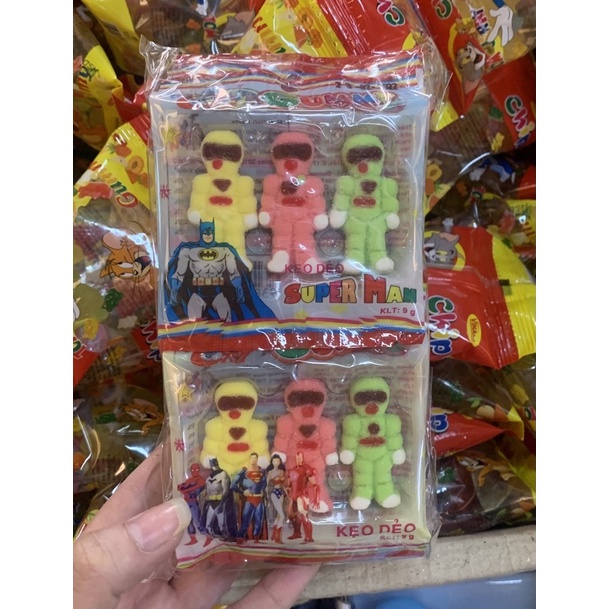Combo 30cái kẹo siêu nhân