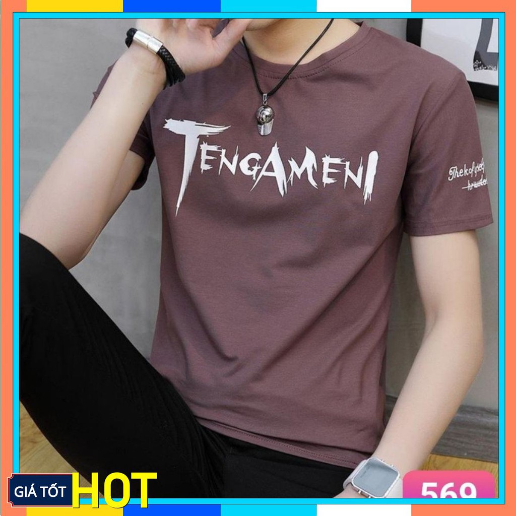 Áo Thun Nam Tay Ngắn 👑FREESHIP👑 Áo Phông Nam Tay Ngắn Cổ Tròn Cao Cấp Mã Áo NA569