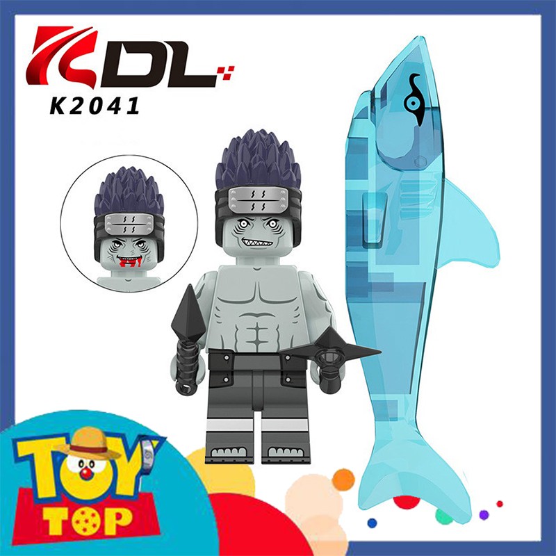 [Một con] Minifigures ghép Naruto Ninja - lắp ráp các mẫu trạng thái Naruto , Hashirama , Kisame siêu hot KDL 806