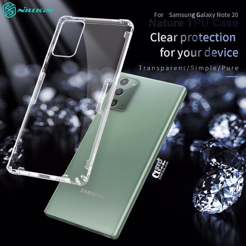 Ốp Nillkin Nature TPU silicon SS  Note20/ Note 20 Ultra