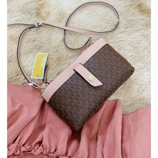 [Siêu Xinh] Túi MK Nâu Phối Hồng Túi Xuất Khẩu Tcom