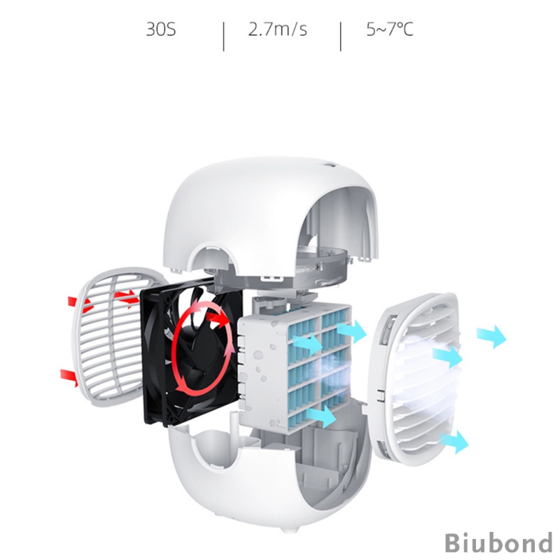 Quạt Điều Hòa Không Khí Mini Để Bàn Văn Phòng / Nhà Ở Cổng Usb Yên Tĩnh