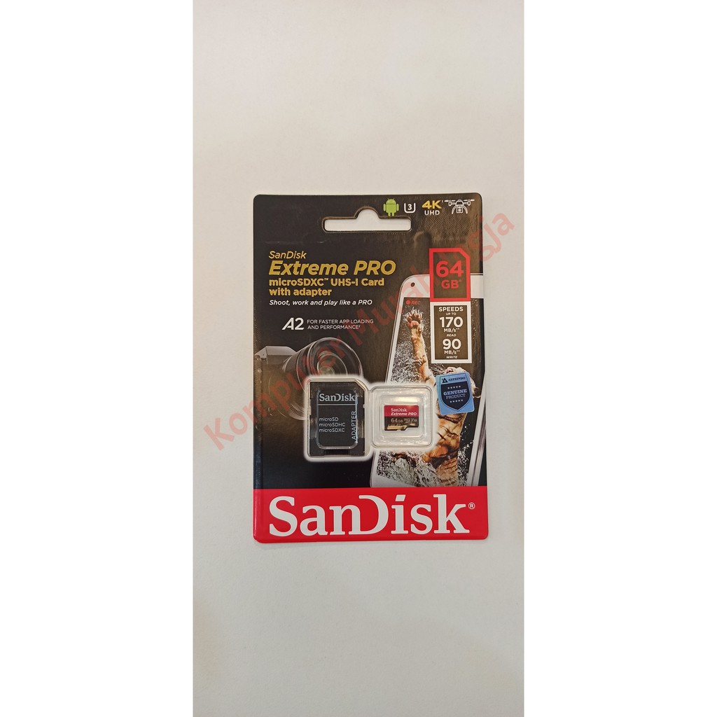 SANDISK Tốc Độ Microsd A2 64gb 170mb / S Chính Hãng | BigBuy360 - bigbuy360.vn