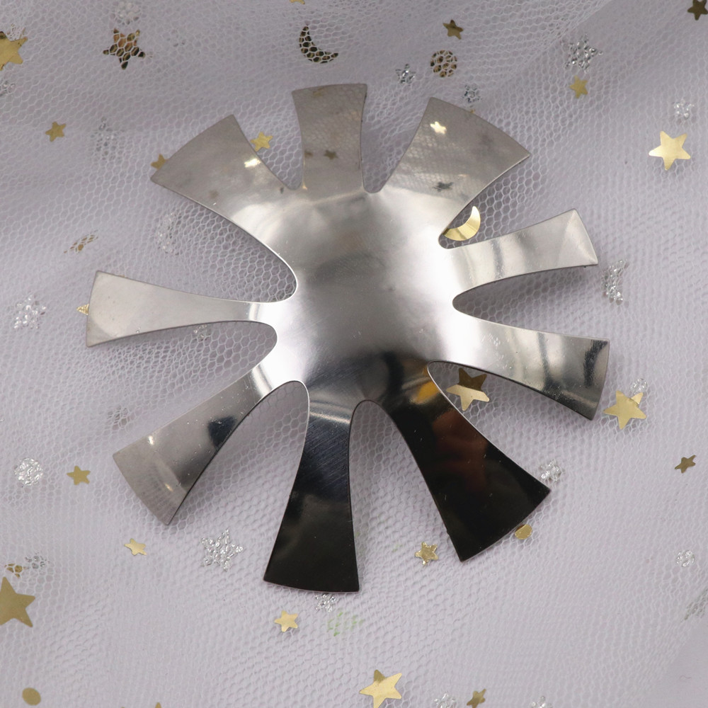 (Hàng Mới Về) Dụng Cụ Khuôn Mẫu Trang Trí Móng Tay Bằng Thép Không Gỉ Với 9 Kiểu Dáng Khác Nhau