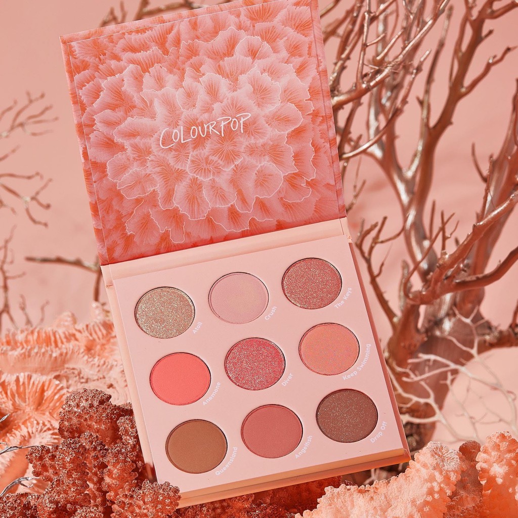 Bảng màu mắt 9 ô Colourpop Coast To Coral