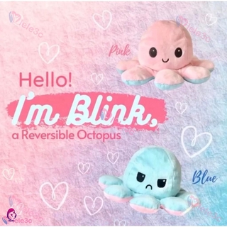 octopus bạch tuộc cảm xúc Bạch Tuộc Nhồi Bông 2 Mặt Cảm Xúc Nhiều Màu Tùy Chọn Kích Thước 20cm