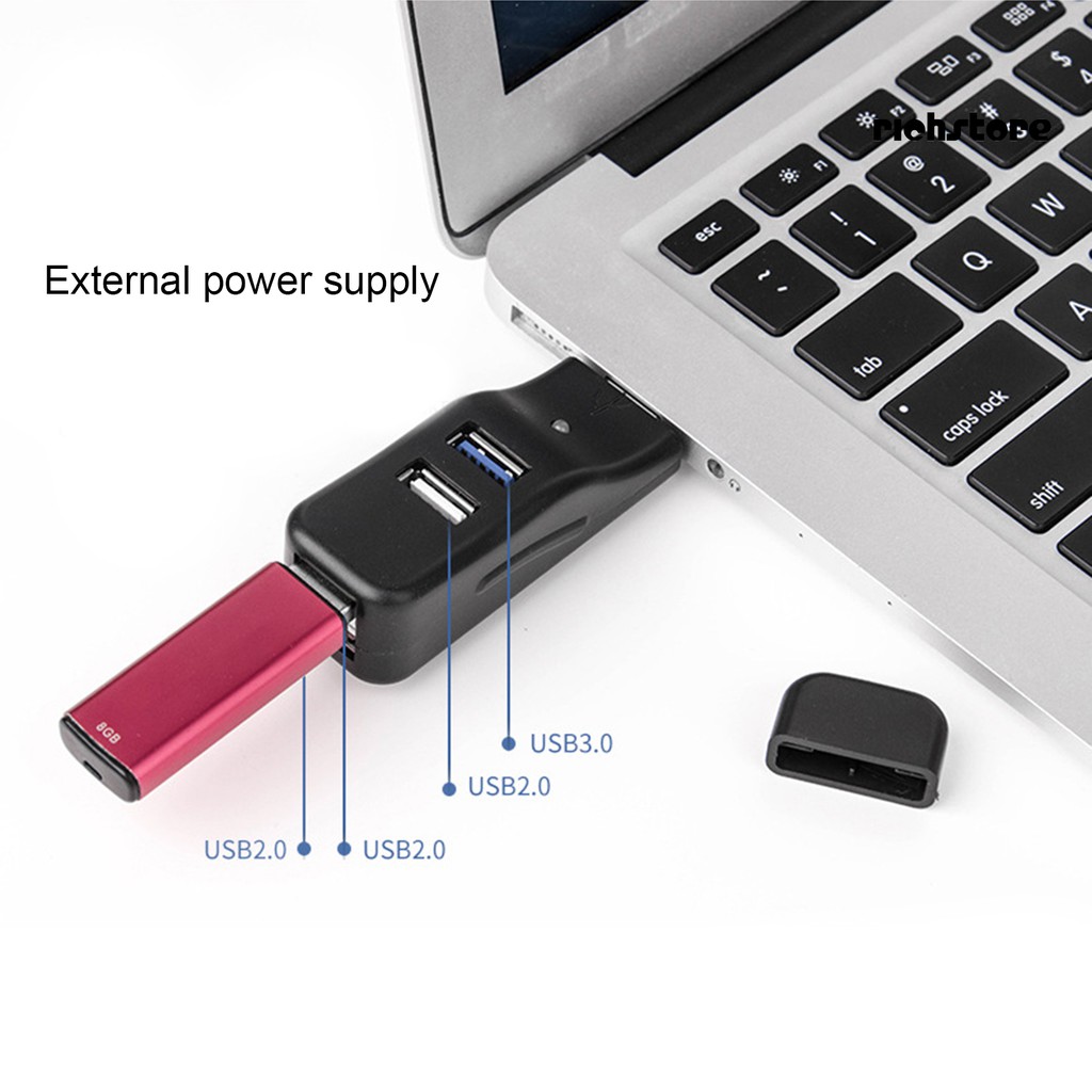 Bộ Chia 4 Cổng Usb Usd2.0 / 3.0 Cho Laptop / Máy Tính