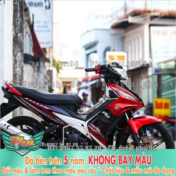 Tem rời EX 2006-2010 Spark RR đỏ đen (P) -1