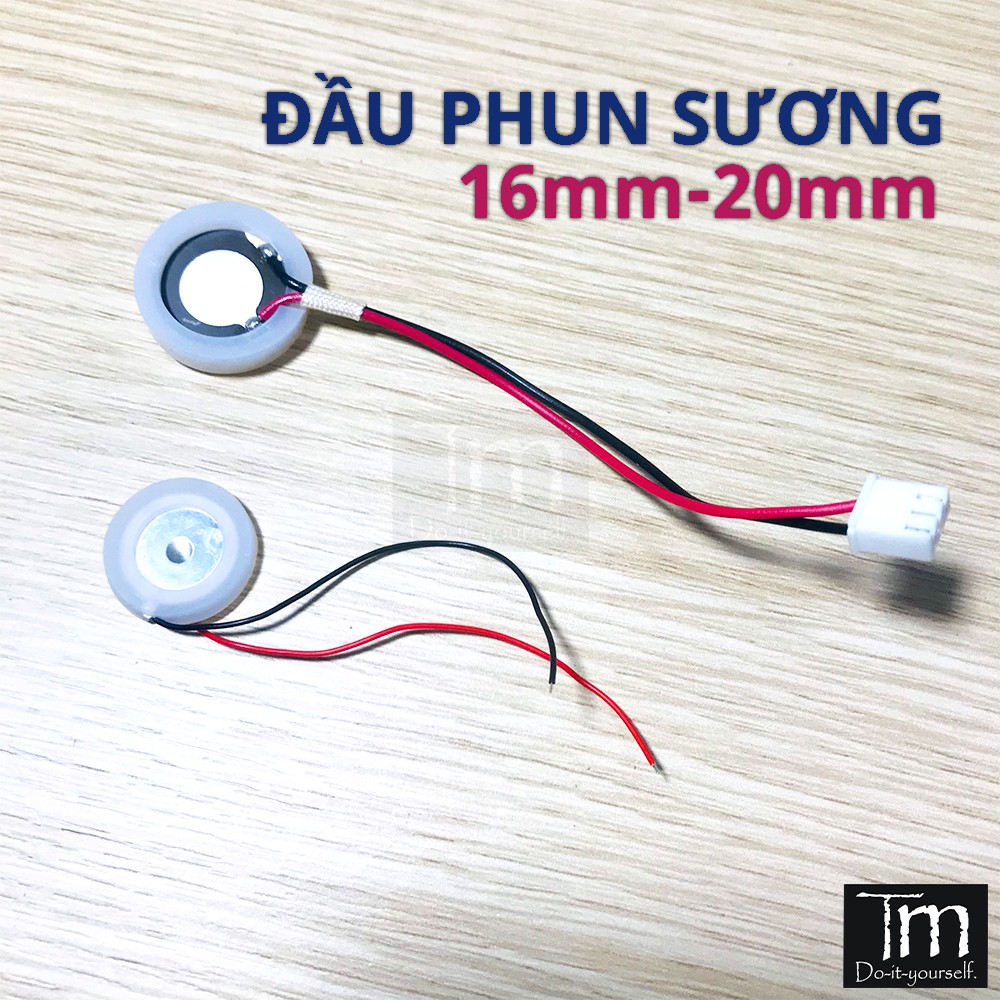 Đầu Phun Sương Siêu Âm 16mm 20mm