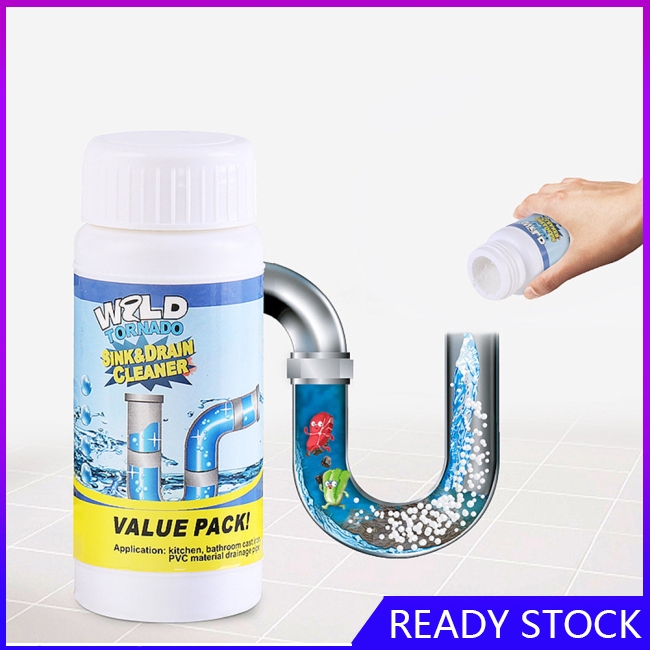 Pipe Dredging Agent Powerful Sink Drain Cleaner for Kitchen Sewer Toilet Brush Closestool Clogging