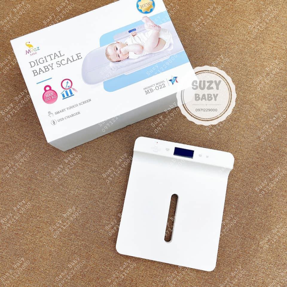 Cân điện tử cho bé Moaz Bebe MB022, cân bàn điện tử sức khỏe mini thông minh