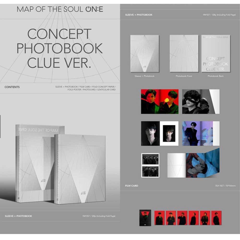 Nhân Vật Conjunto Phiên Bản Đồ Bts Phiên Bản Giới Hạn Của Linh Hồn On: E Concept Photobook CLUE Phiên Bản ROUTE