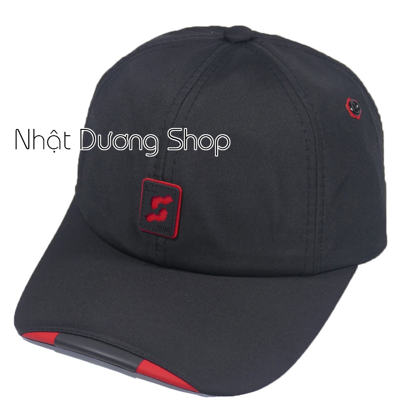 Nón kết dù LS sò lồng da, kết vá da - Chất liệu vải dù cao cấp được làm tinh xảo và sành điệu