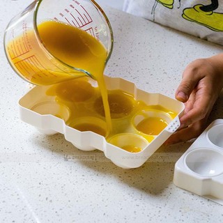 Khuôn (khay) nhựa làm đá bi, thạch bi, rau câu 6 viên 5cm