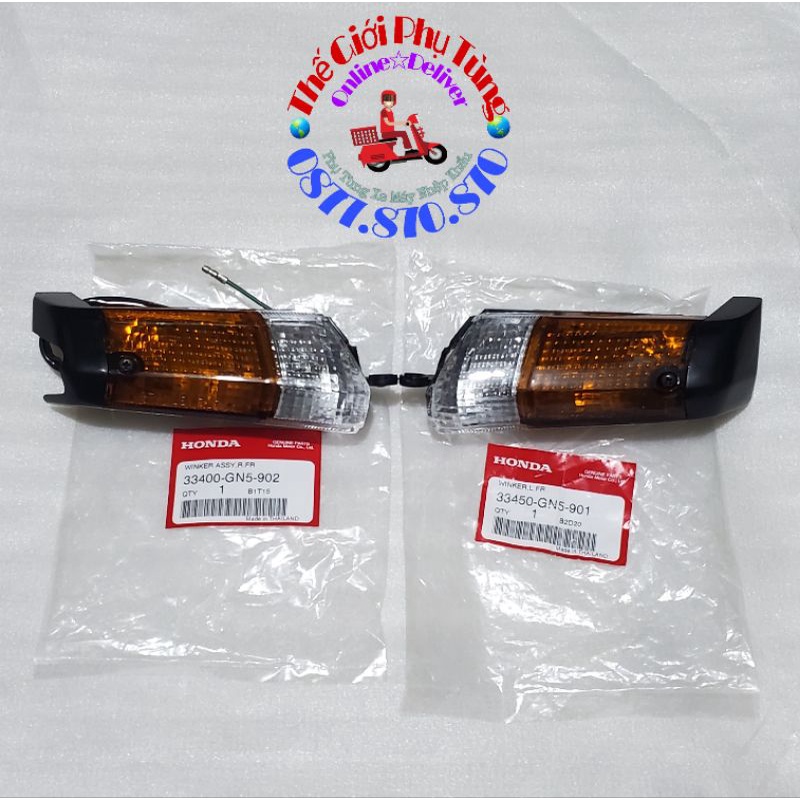 Cặp đèn xi nhan trước Dream Thái zin Thái Lan - 33400-GN5-902/ 33450-GN5-901