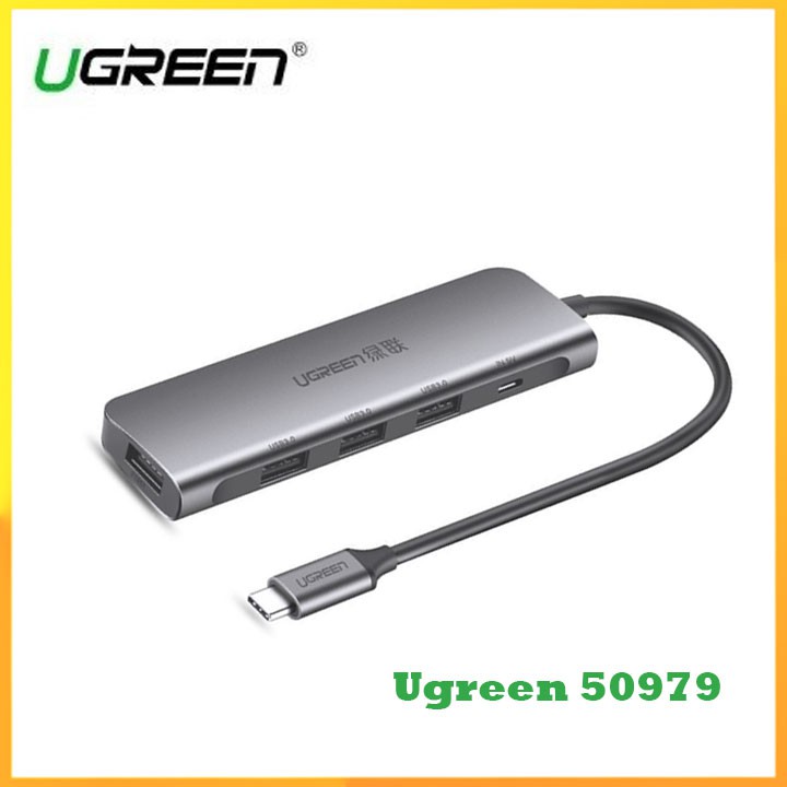 Bộ chia USB type C sang 4 cổng USB 3.0 Ugreen 50979