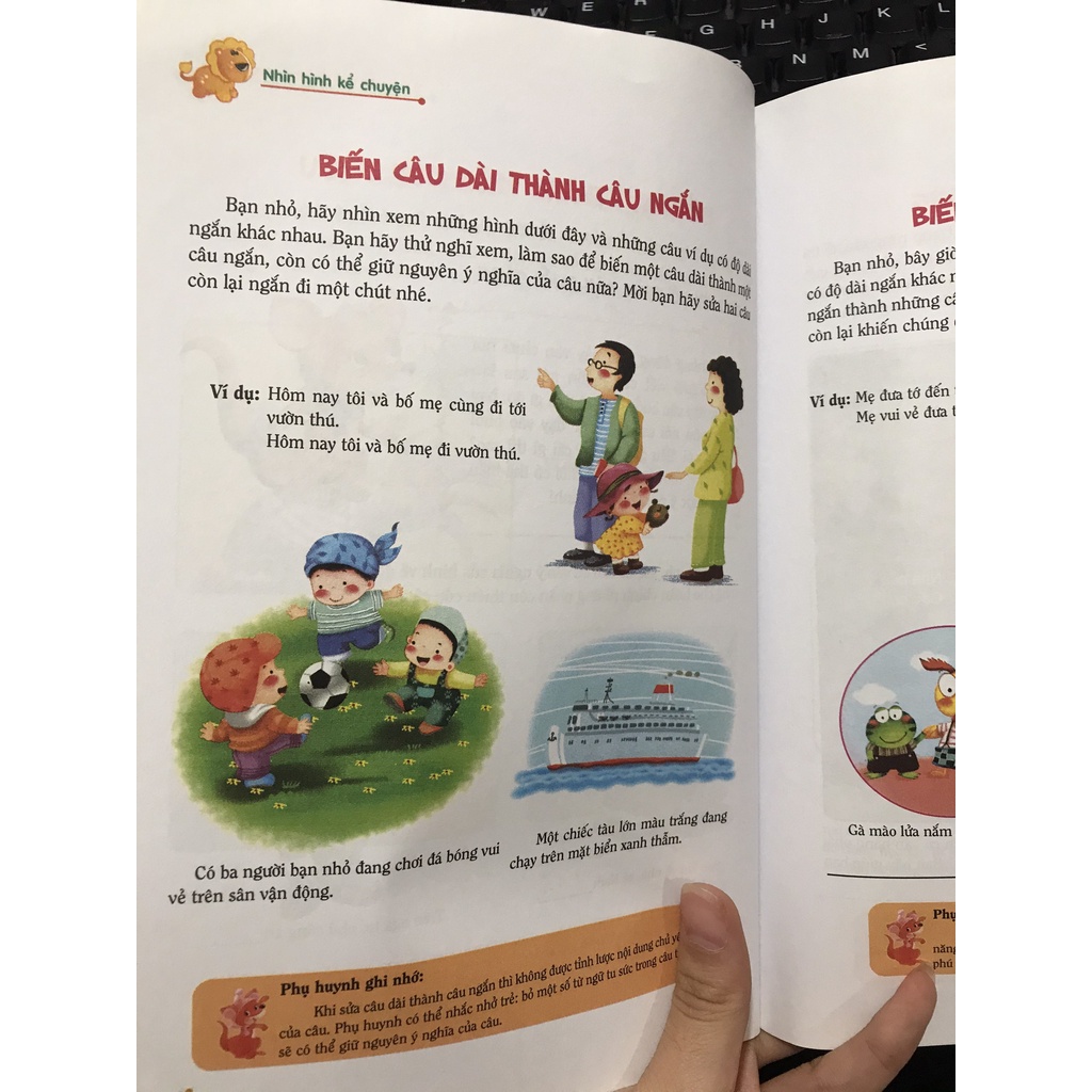 Sách - Chuẩn bị cho bé nhập học : Nhìn hình kể chuyện