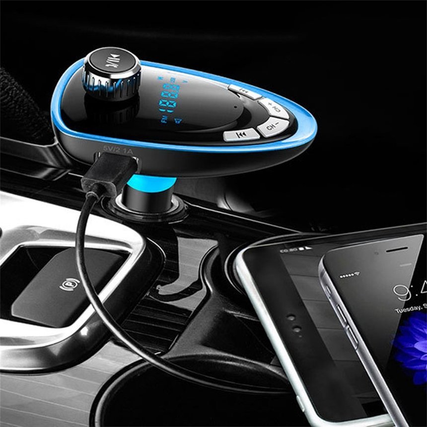 Máy Nghe Nhạc Mp3 Bca27 Kết Nối Bluetooth Hỗ Trợ Thẻ Tf Cho Xe Hơi