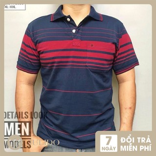 Áo Thun Nam Có Túi Tặng Ba Có Túi Big Size 90kg Áo Polo Nam Có Túi Trung Niên Cực Đẹp VNXK