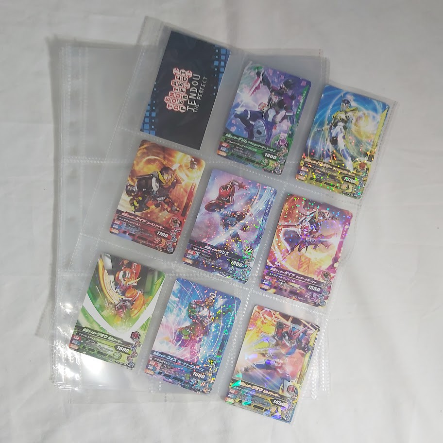 Sheet 9 Ô Dùng Bảo Quản Card Kamen Rider Yugioh Pokemon