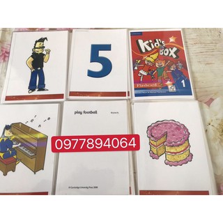 Flashcards Kid’s Box level 1- in 2 mặt -ép plastics